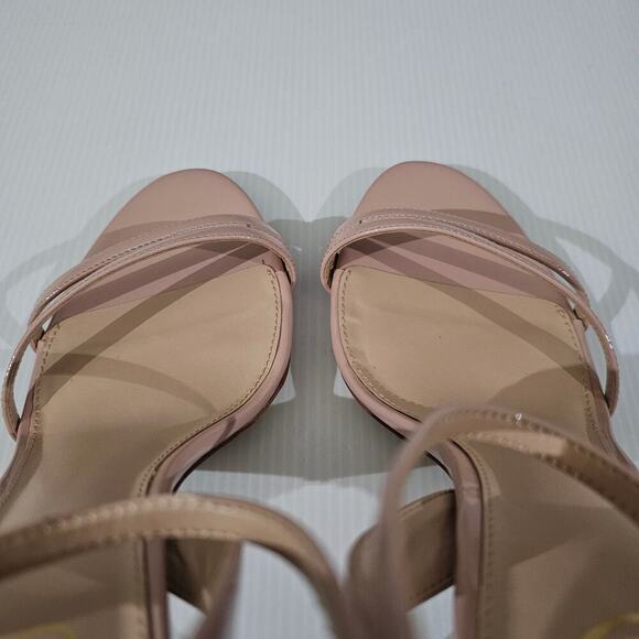 NEW Sam Edelman Gemmie Heel Womens 11 Beige Neutral Stiletto Strappy Sandal - Picture 9 of 12